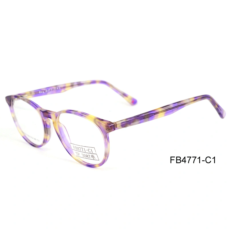 FB4771 Hipster prescription glasses frames bottom price acetate optical frames eyeglasses frame