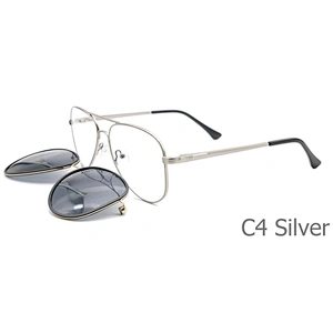 wholesale online own logo male metal magnetic clip on sunglasses polarized