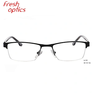 China suppliers  metal half frames optical eyeglasses 2019