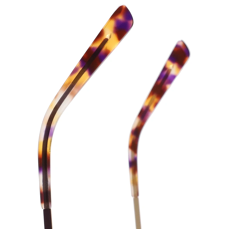 fashion handmade high end designer best cat eye full metal optical frame glasses