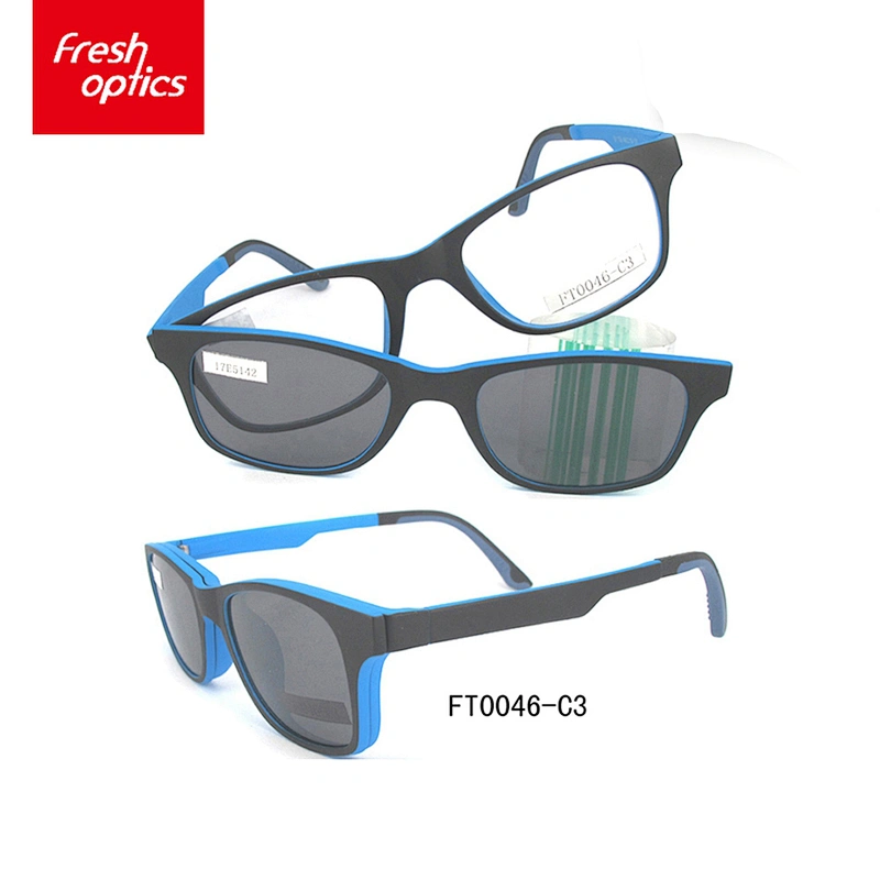 FT0046 Hot Sale Asian 18 Inch Desgin Ultem Clip On Sunglasses