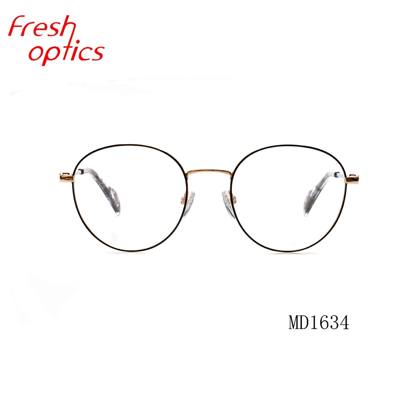 China wholesale soft metal vintage optical frames Italy design eye glasses 2019