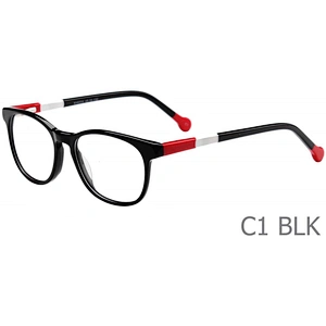 2020 popular round pink acetate optical eyeglasses frames for kids