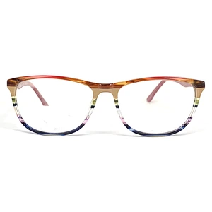FB5531 Colorful plastic acetate glasses full frame glasses fashion acetate material frame