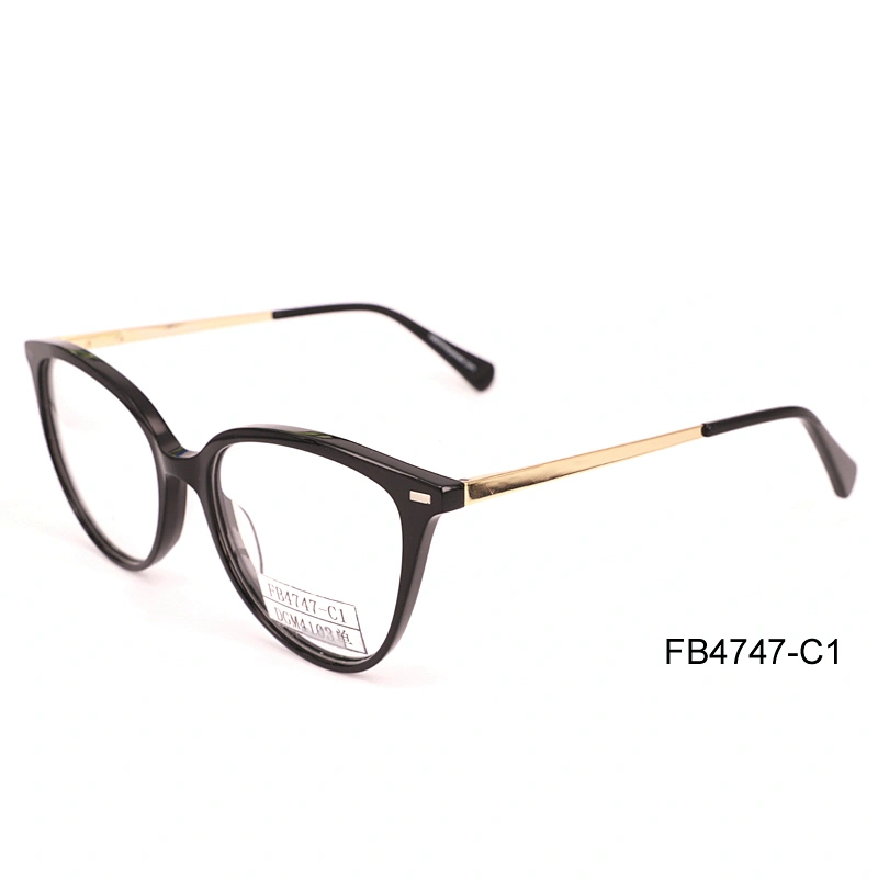 FB4747 fashion cat shape optical frame high quantity acetate eyeglasses in wenzhou
