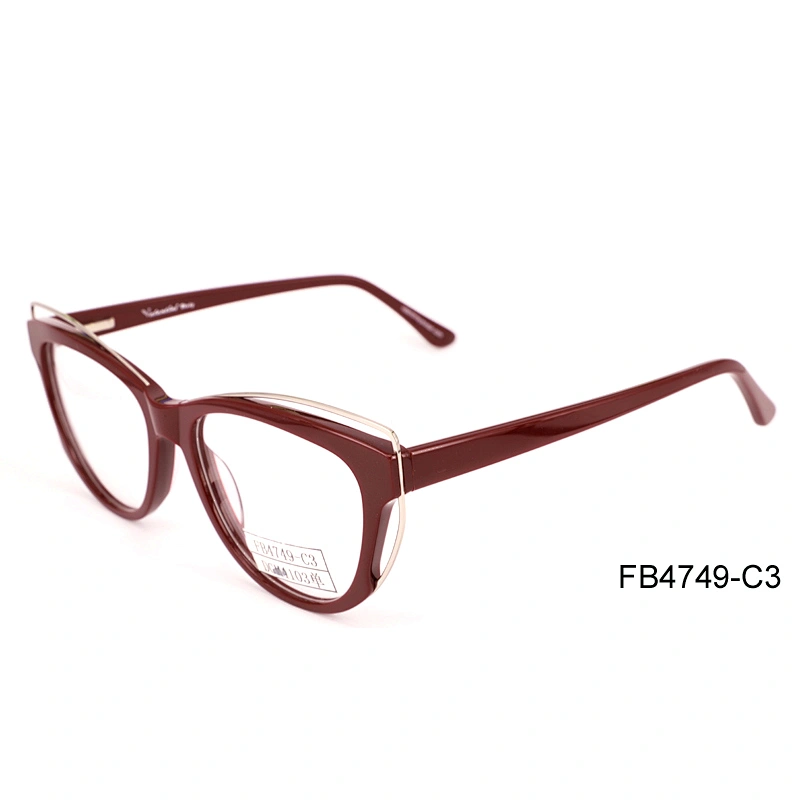 FB4749 Colorful corrosion resistance acetate eyewear frame