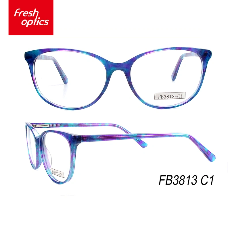 FB3813 Colorful Optical Frames Acetate With OEM Service