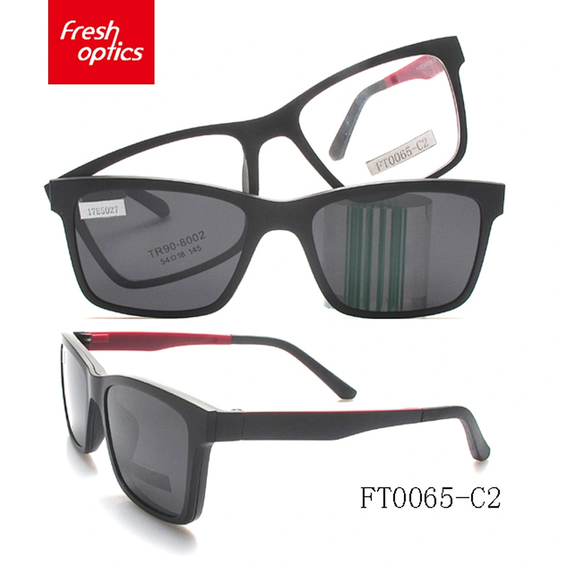 FT0065 High Quality Clip On Sunglasses For Women Fashion