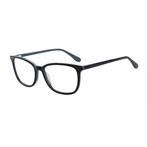 LG078 Young Fashion Stripe Design Square Acetate Eyeglass Frame Ready goods