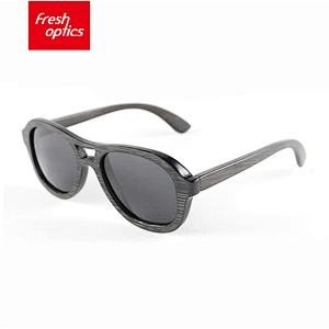 2615 Wholesale Fashion Polarized Wood Bamboo Framed 2019 Sunglasses