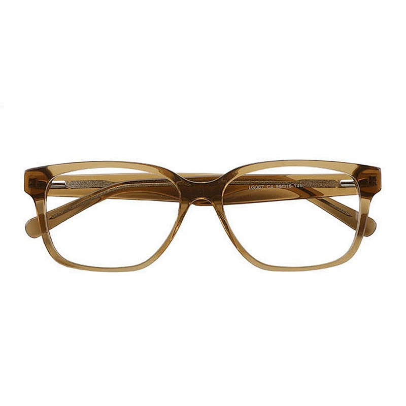 LG067 Double Color Round Acetate Eyewear Frames For Young Girls ready stocks