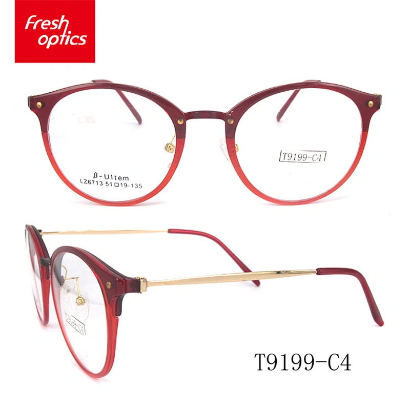 T9199 2017 European style vogue tr90 eyeglass optical frames