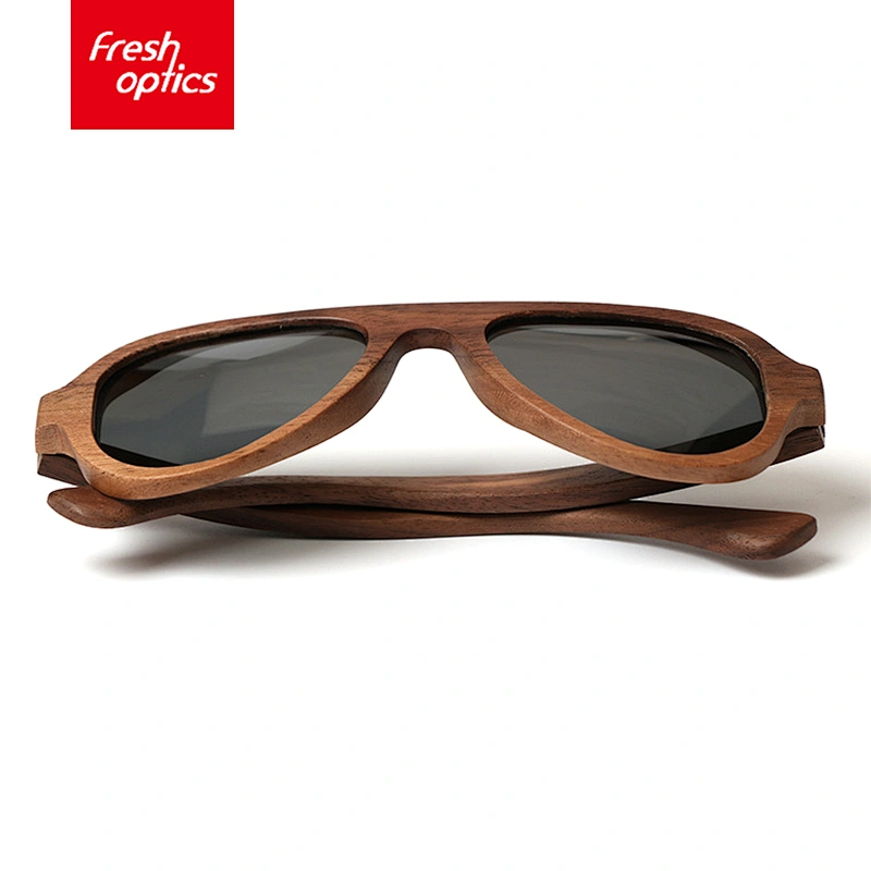 JK5653 Wear-resisting combined wooden sunglasses polarized wood frame sunglasses