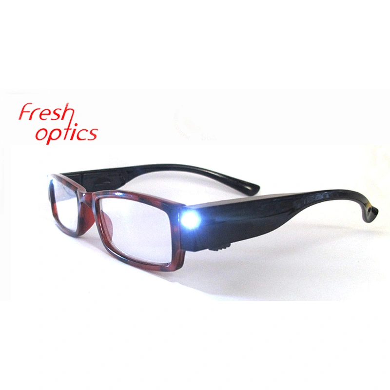 China wholesale LED black PC reading glasses plastic frames in reading glasses magneic from China