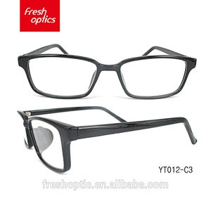 YT012 2018 Korean optical frames wholesale hand polished china glasses