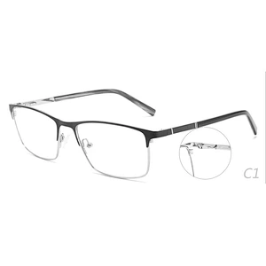 AM2010 China factory bulk metal optical frame stainless steel eyeglass in high quality Ready stocks