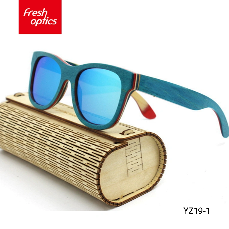 YZ19 Harmful light barrier eco wooden sunglasses polarized