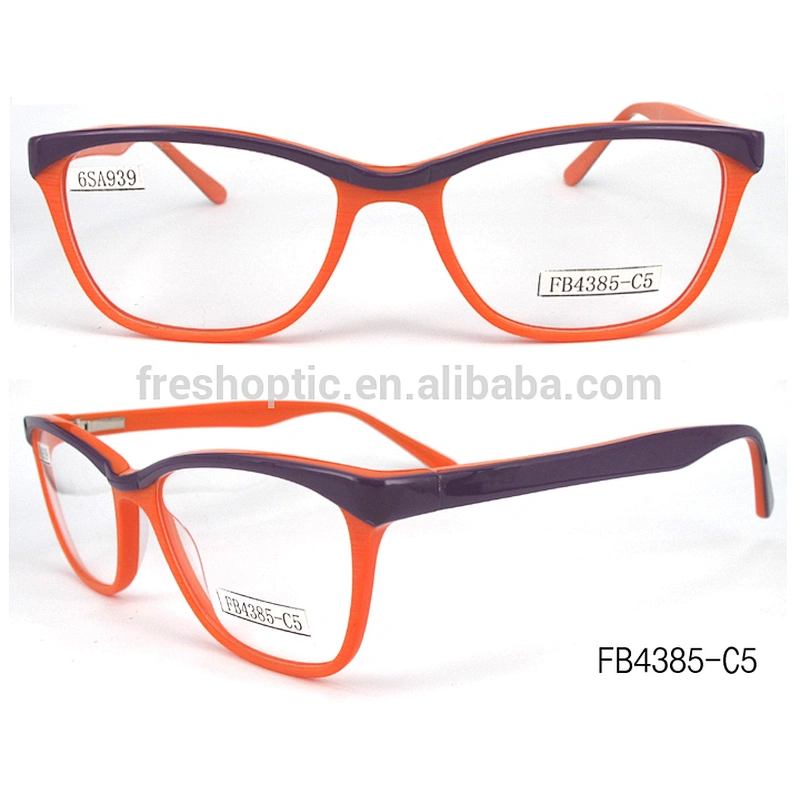 FB4385 hot sell acetate spectacle frames fashion custom made eyeglass frames