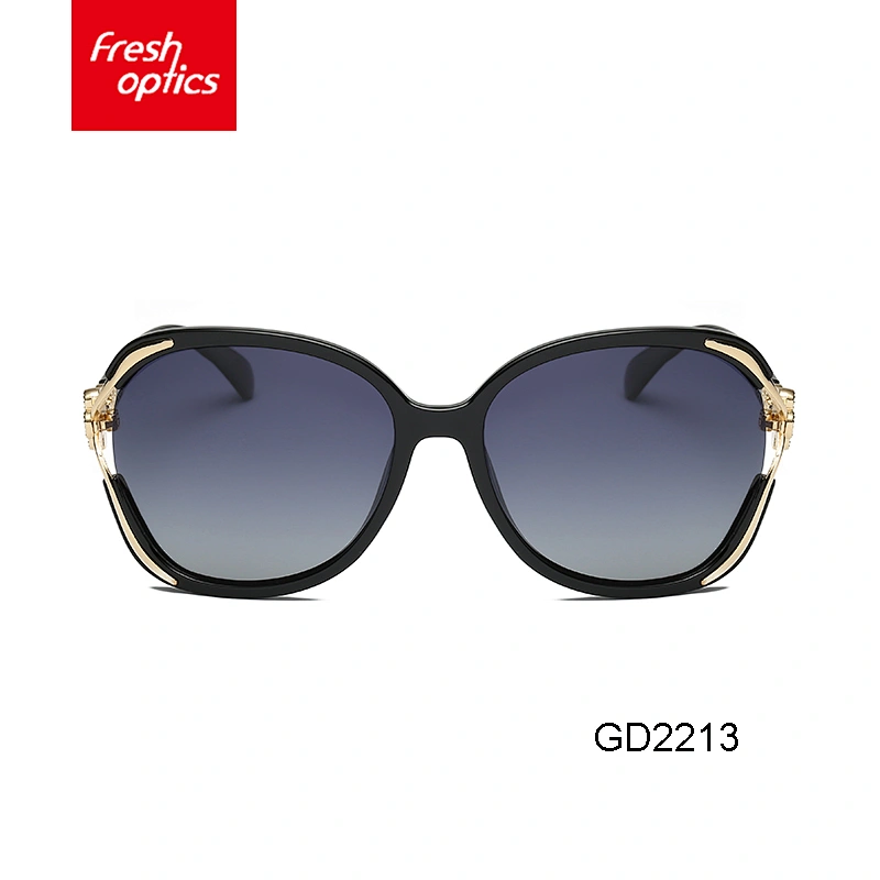 GD2213 Chinese transparent lens sunglasses stock