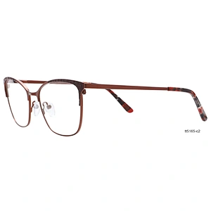 Designer fashion stainless steel eyewear gold metal eyeglass optical frames