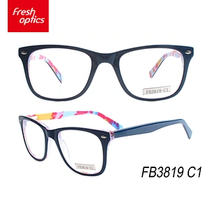 FB3819 OEM Colorful Standard Acetate Eyes Glasses Optical Frame