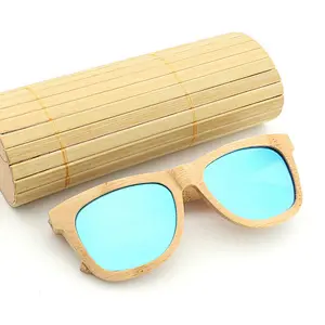 Bamboo sunglasses custom wood polarized UV400 lenses sun glasses for sale