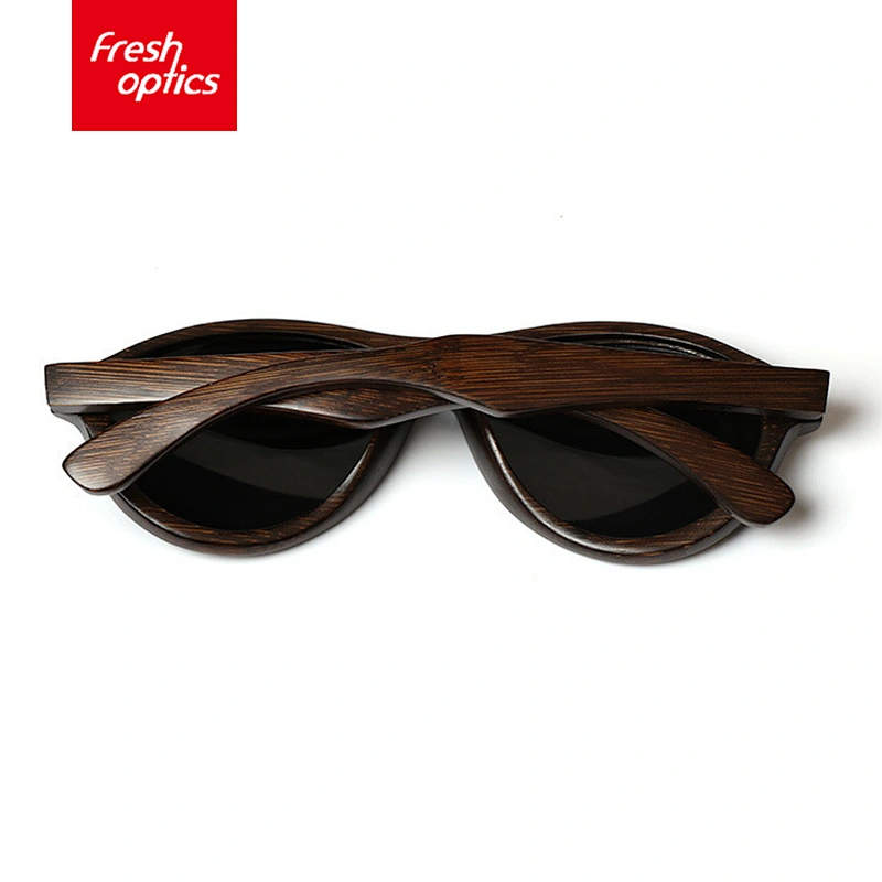 JK5632 Colored Lenses Wooden Bamboo Sunglasses, Italian Wood Sunglasses