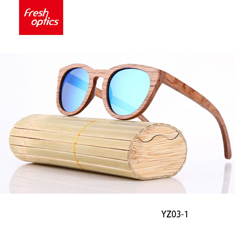 YZ03 Fashion Bamboo Wood glasses With polarized lens  nature wood sunglasses