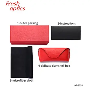 2020 hot sale cheap sunglasses paper boxes leather cases eyeglasses packaging box
