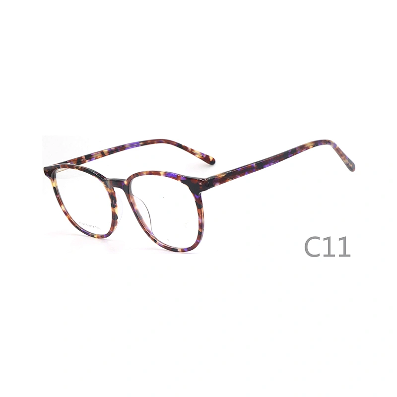 F1720 Latest style width temple acetate optical eyewear frame Ready goods
