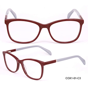 COX1-01 2018 hot sell acetate stocks optical frame low moq in China wholesale
