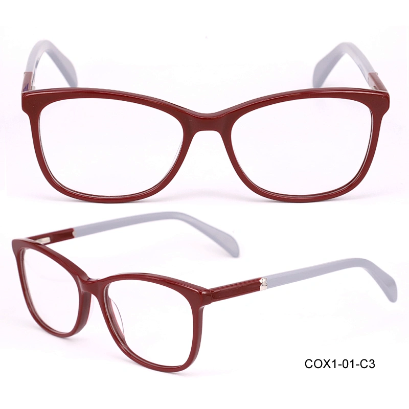 COX1-01 2018 hot sell acetate stocks optical frame low moq in China wholesale