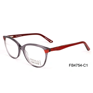FB4754 Newest stocks optical frame low price with low moq acetate frame