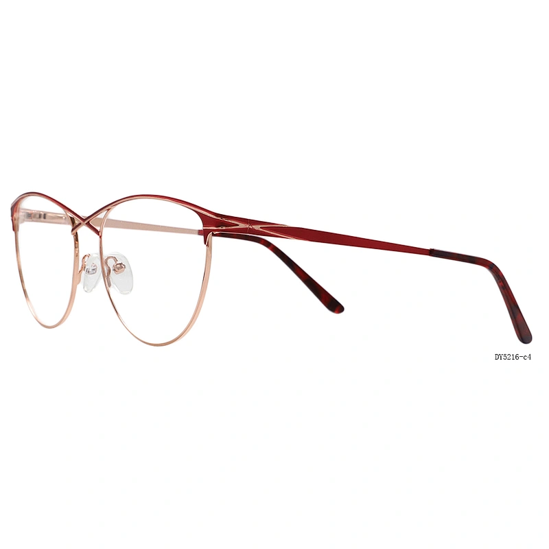 Fashion design stainless prescription designer eyeglasses