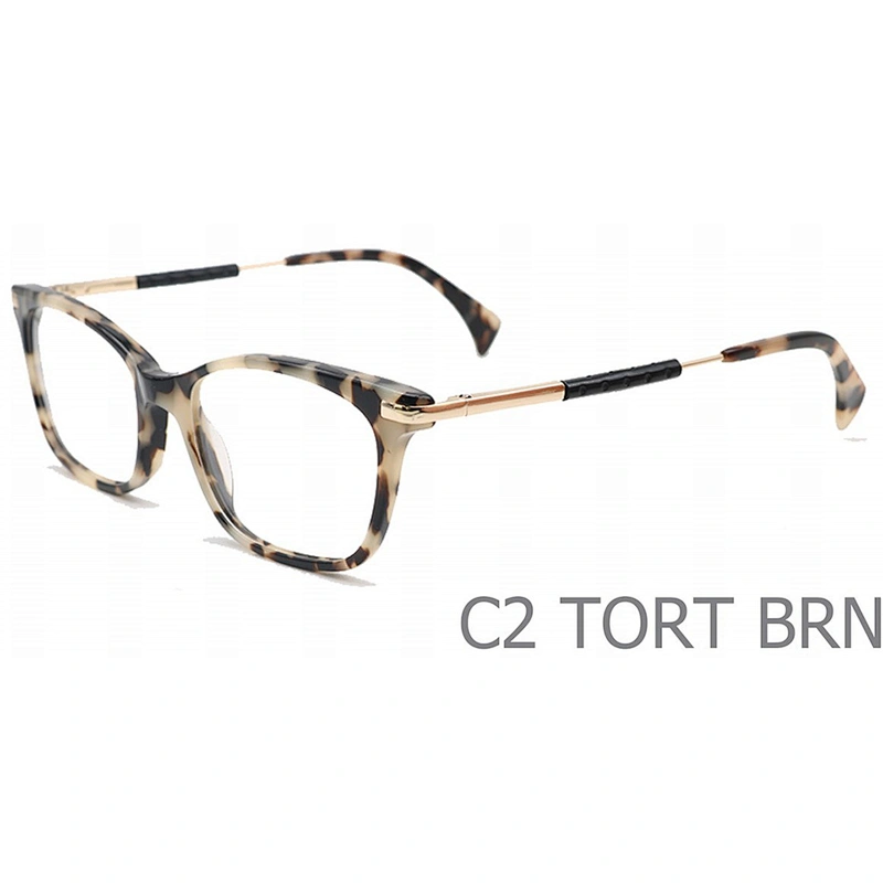 2020 hot on sale fashion shiny colorful acetate optical eyeglasses frames ready stock