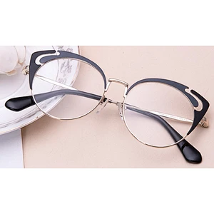 Colorful cat eye glasses metal designer CE optical eyeglasses frames for women