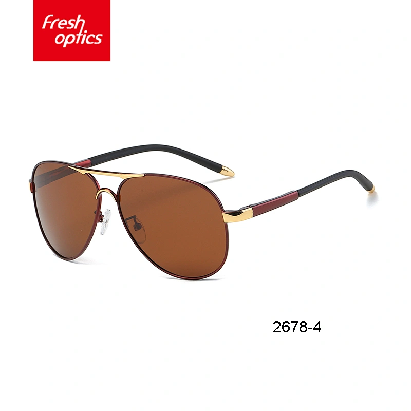 2678 Fashion Design Double Bridge military CE Sunglass