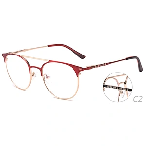 wholesale ready to ship round metal optical frame eyeglasses for women