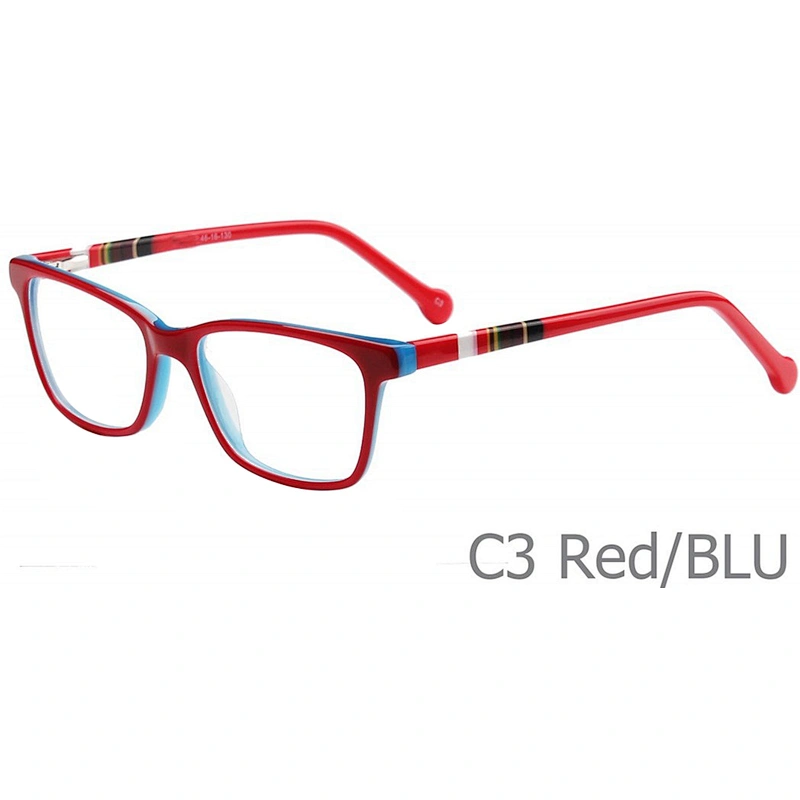 2020 new designer square acetate kids optical frames eyeglasses