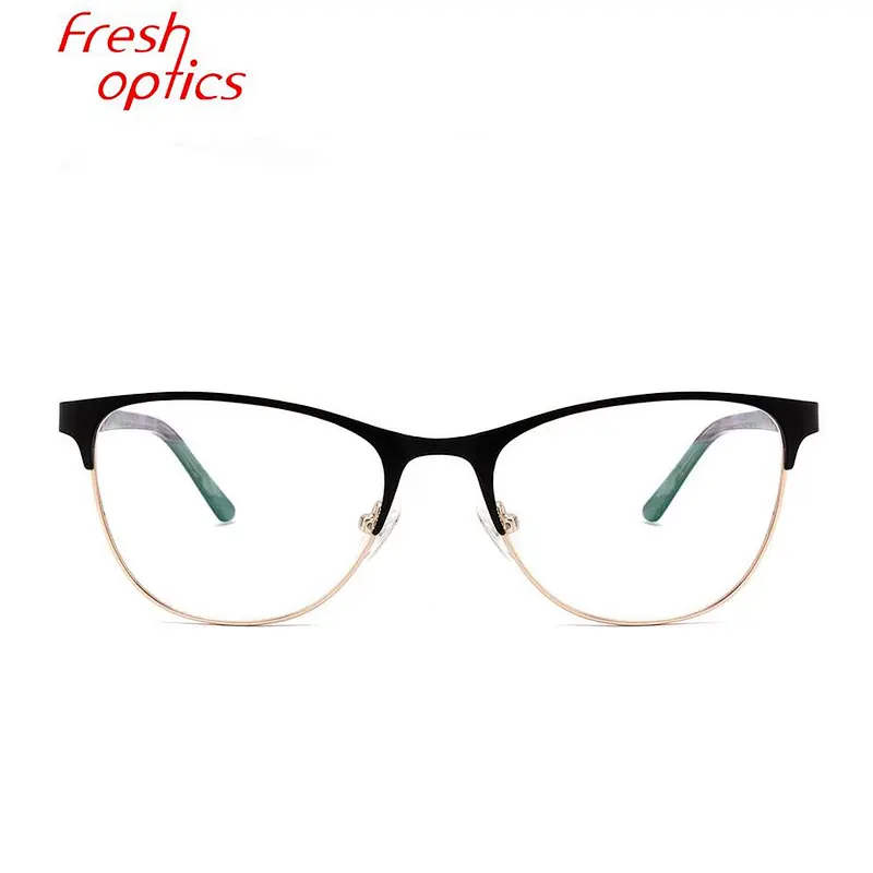 New style purple metal optical eyeglasses frames ready stock