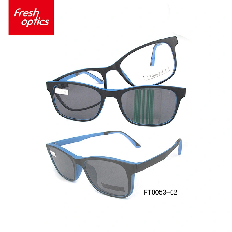 FT0053 Multicolor Optional Ultem Spring Clip On Sunglasses