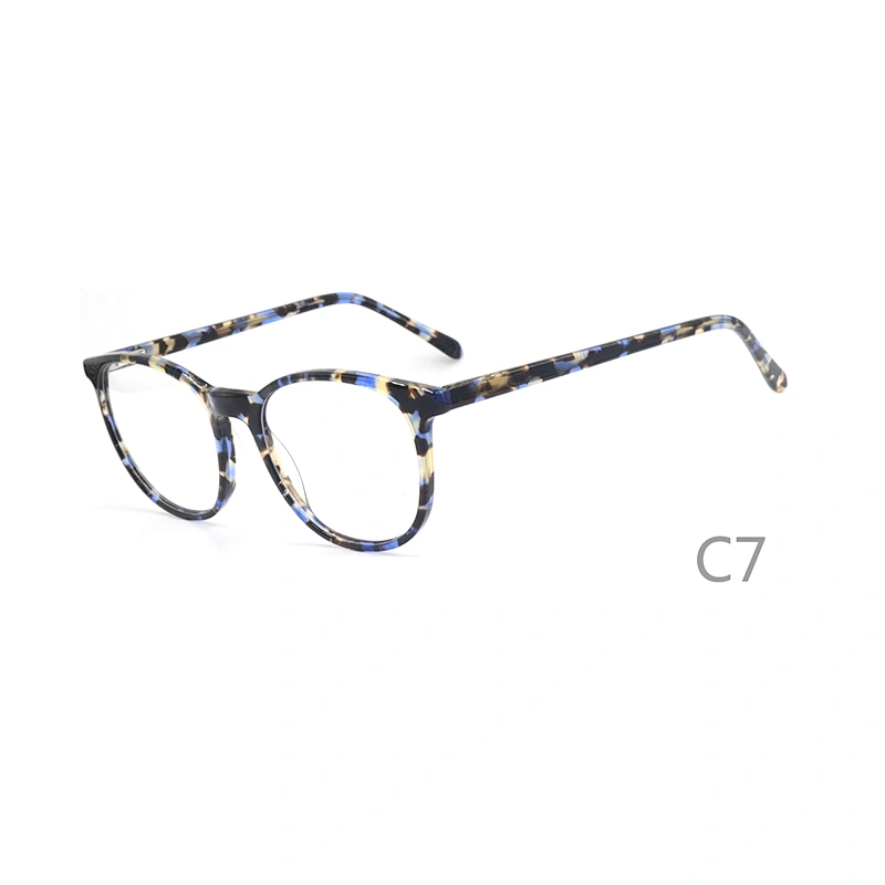 F1720 Latest style width temple acetate optical eyewear frame Ready goods
