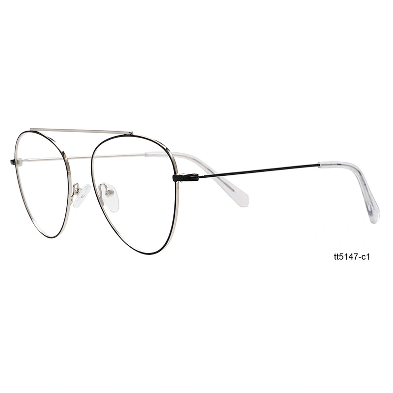 Latest top rated full circle eyeglasses metal optical frames for promotions