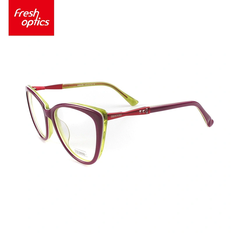 FB3888 Acetate Colorful Italiy Eyewear Frames For Young Girl