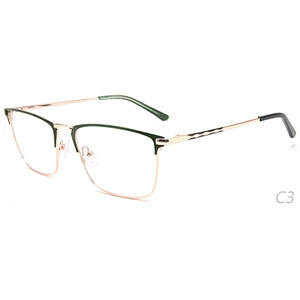 AM2005 Hot sale fashion metal stainless steel glasses optical frame eyeglasses Ready stocks