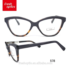 578 Most popular color acetate optical frames for women