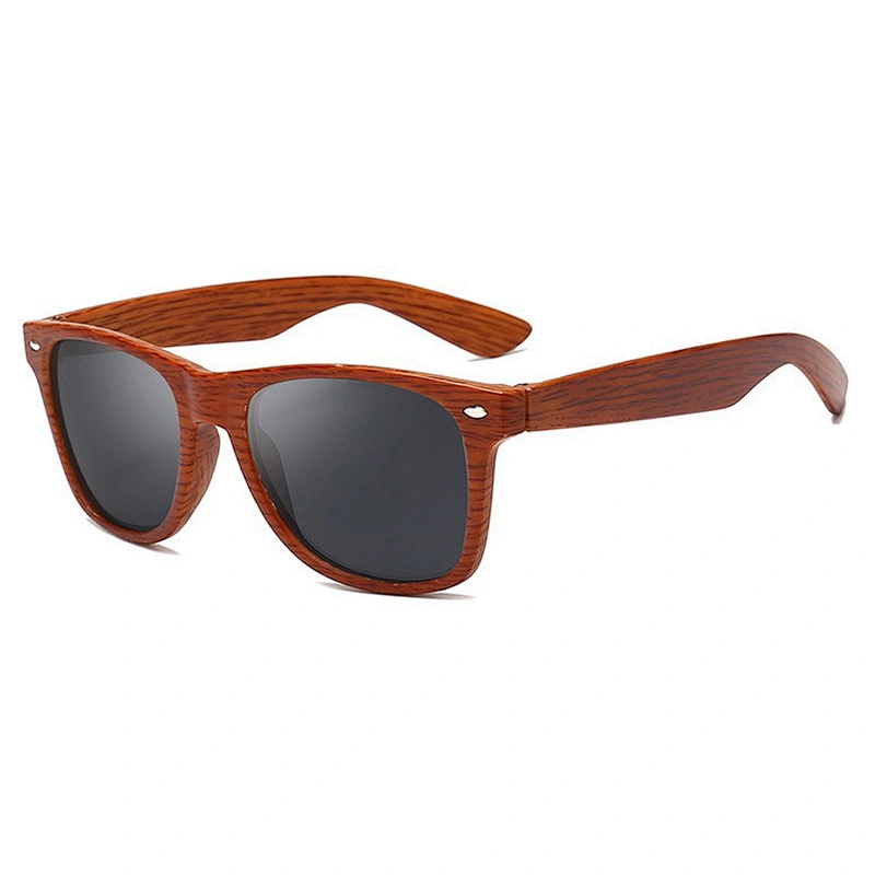 Fashion Sun glasses Style and PC Frame Material sunglasses wood grain sun glasses