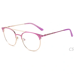 wholesale ready to ship round metal optical frame eyeglasses for women