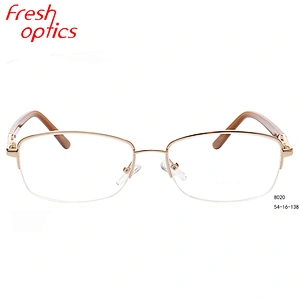 Low moq wholesale metal eyeglasses frames optical glasses  for men