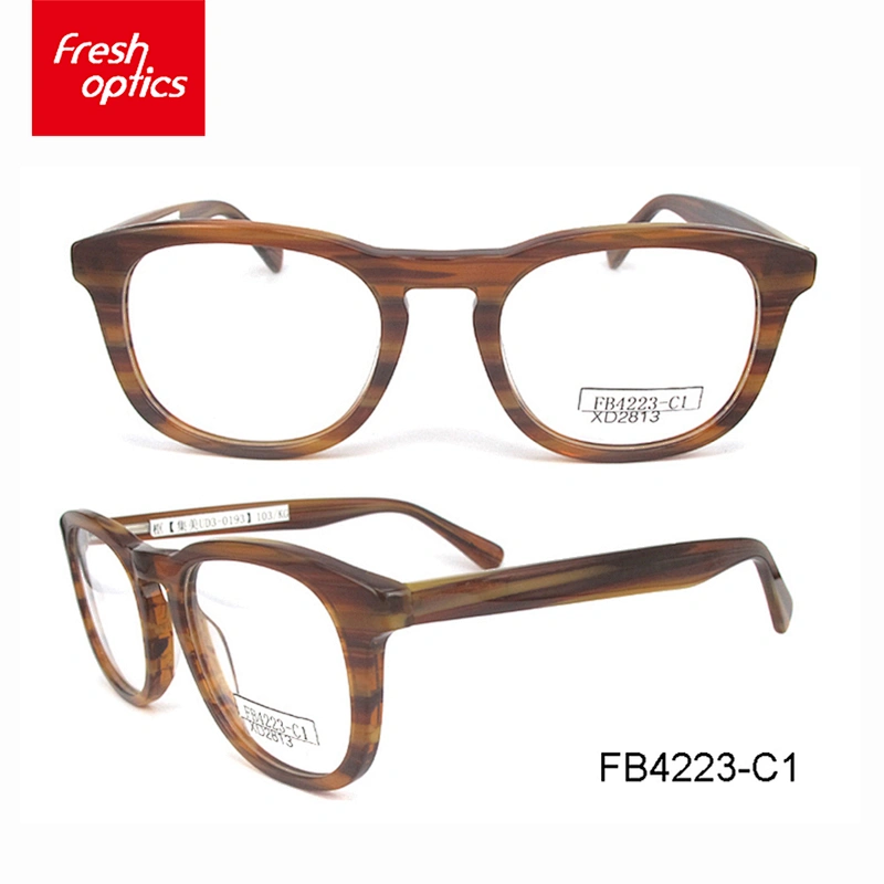 FB4223 New fashion FDA fashion plain acetate frames glasses